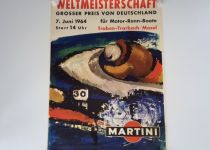 Plakat WM für Motor-Renn-Boote